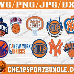 bundle 22 files new york knicks national basketball team svg, new york knicks national svg, nba teams svg, nba svg, png,