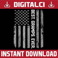 best gramps ever america flag father's day best dad daddy father's day happy father's day png sublimation
