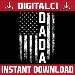 dada america flag father's day best dad daddy father's day happy father's day png sublimation