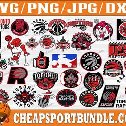 bundle 34 files toronto raptors basketball team svg, toronto raptors svg, nba teams svg, nba svg, png, dxf, eps