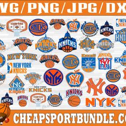 bundle 42 files new york knicks national basketball team svg, new york knicks national svg, nba teams svg, nba svg, png,
