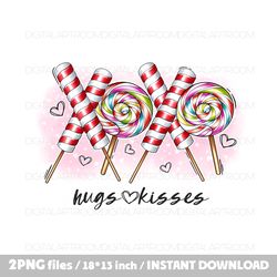 XOXO hugs & kisses Sublimation design Clipart Print template