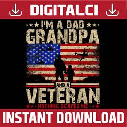 father's day | 4th of july | i'm a dad grandpa and a veteran best dad daddy father's day happy father's day png sublimat