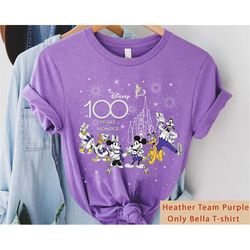 retro mickey mouse and friends disney 100 years of wonder shirt / walt disney world t-shirt / disney100 outfit / disneyl