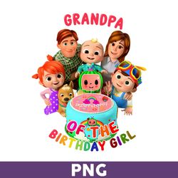 grandpa of the birthday png, cocomelon png, cocomelon of the birthday girl png, cocomelon birthday png - download