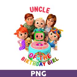 uncle of the birthday png, cocomelon png, cocomelon of the birthday girl png, cocomelon birthday png - download