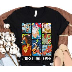 disney character dad shirt / best dad ever t-shirt / funny father shirt / father's day gift ideas / walt disney world /