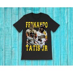 Fernando Tatis Jr T Shirt MLB Player Vintage Graphic Bootleg Classic T Shirt San Diego Padres Unisex T Shirt