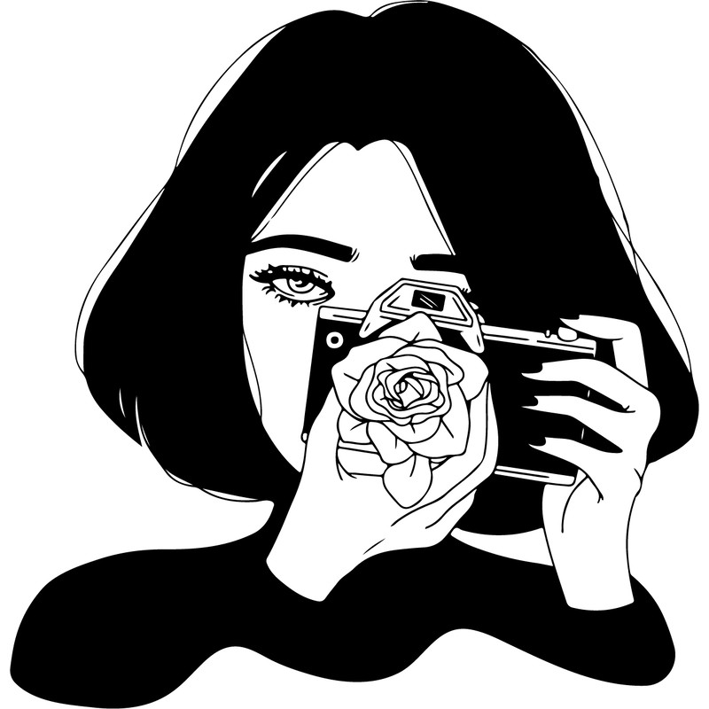 girl taking photo .png