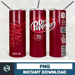 dr pepper tumbler drink designs png high quality, designs 20 oz sublimation, design template for sublimation (62)