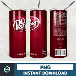 dr pepper tumbler drink designs png high quality, designs 20 oz sublimation, design template for sublimation