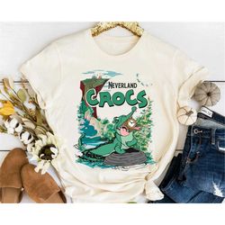 tick-tock the crocodile neverland shirt / peter pan t-shirt / walt disney world tee / disneyland family vacation trip /