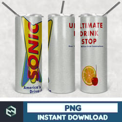 sonic tumbler drink designs png high quality, designs 20 oz sublimation, design template for sublimatione