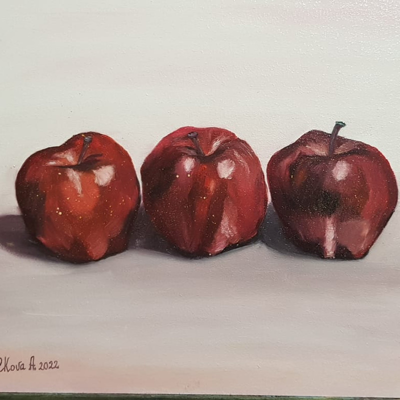 ДВП грунтованое, масло. Яблоки 24см30 см.jpg