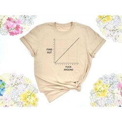 find out fuck around shirt, sarcastic shirt, funny math shirt, humor shirt, gift for her, gift for him, unisex shirt, sa