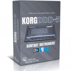 Korg DDD-5 Kontakt Library - Virtual Instrument NKI Software