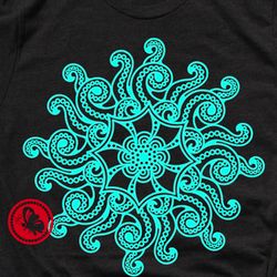 mandala svg, mandala octopus, summer life, seashells, turtle, beach birthday decor
