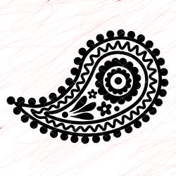 paisley svg print