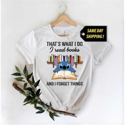 stitch people gift for fans happy and cute tshirt, book shirt, cartoon lover shirt, stitch disney shirt, disney lilo tee