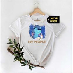 stitch people gift for fans happy and cute tshirt, cartoon lover shirt, stitch disney shirt, disney lilo tee, disney tsh