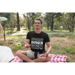 straght outta money i have basketball twns t-shirt, love basketball t-shirt, game day basketball t-shirt