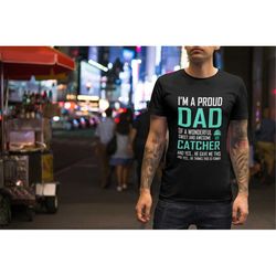 i proud dad catcher t-shirt, love basketball t-shirt, game day basketball t-shirt