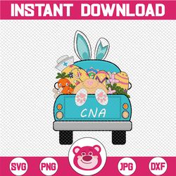 easter png, easter truck png, cna png, easter bunny sublimation, bunny clipart, easter vintage truck clipart, plaid truc