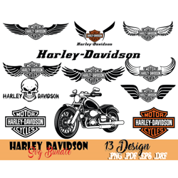 harley davidson svg bundle