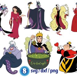 disney villains svg, bad girl svg, disney wicked svg, resting witch face svg