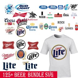 125 beer bundle svg, png, eps, dxf svg files, svg for cricut