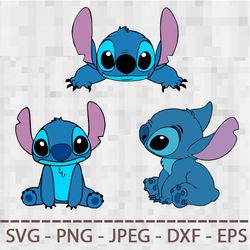 lilo and stitch svg png jpeg digital cut vector files for silhouette studio cricut design