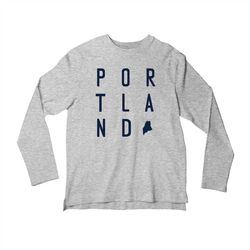 long sleeve portland maine unisex t-shirt, 207 shirt gift for women and men
