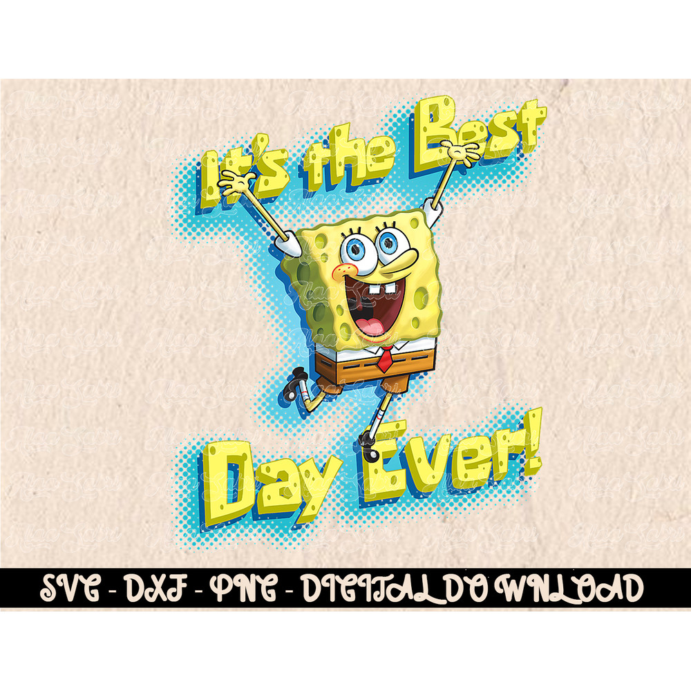 Mademark x SpongeBob SquarePants - SpongeBob SquarePants It's the best day ever! T-Shirt copy.jpg