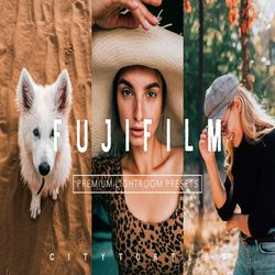 Bright Vibrant FUJIFILM Lightroom Presets Pack for Desktop & Mobile - One Click Photo Editing Tools for Photographers