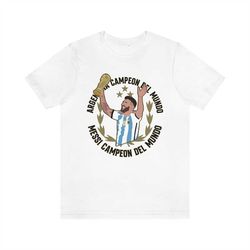 lionel messi world cup champion 2022 t-shirt