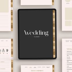 160 Page Digital Wedding Planner for iPad Goodnotes, Complete Wedding Planner, Itinerary, Budget, To Do List, Checklist