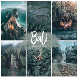 6 BALI Lightroom Mobile & Desktop Presets , Travel , Instagram Filter , Moody Bali , Tropical Photo Editing , Travel Ins