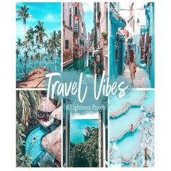 6 travel vibes lightroom mobile & desktop presets , travel theme , instagram filter , outdoor blogger preset