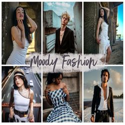 10 MOODY FASHION Lightroom Mobile & Desktop Presets , Fashion Preset , Instagram Filter , Moody , Photo Editing , Influe