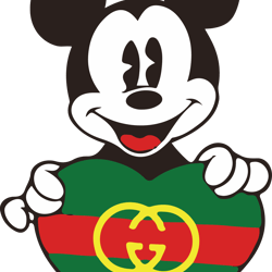mickey gucci fashion svg, gucci brand logo svg, gucci logo svg, fashion logo svg, file cut digital download