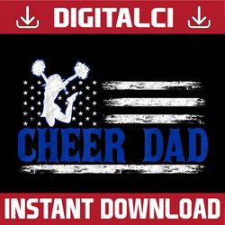 american us flag cheer dad funny father's day best dad daddy father's day happy father's day png sublimation