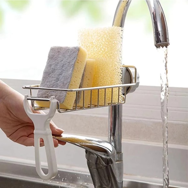 Stainless Steel Faucet Rack for Kitchen Sink - Inspire Uplift