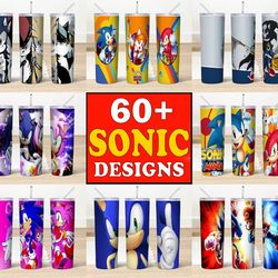 40 sonic png design,skinny tumbler png, full tumbler wrap, digital download