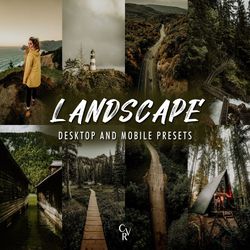 10 Landscape Lightroom Presets. Desktop And Mobile. 10 Different Presets. Woods, Forests, Earthy, Scenery, Moody, Outdoo