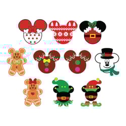 mickey christmas bundle, disney christmas svg