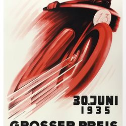 grosser preis der schweiz, 1935 - cross stitch pattern counted vintage pdf - 111-175