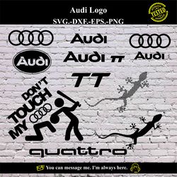 Audi Logo SVG Vector Digital product - instant download