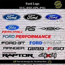 Ford Logo SVG Vector Digital product - instant download
