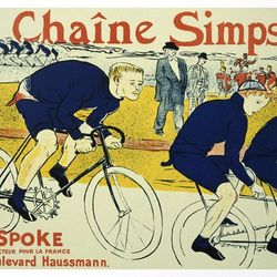Le Chaine Simpson by Henri de Toulouse Lautrec - Cross Stitch Pattern Counted Vintage PDF - 111-189