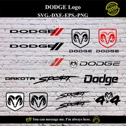 Dodge Logo SVG Vector Digital product - instant download
